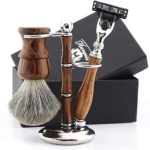 Men’s Wooden Shaving Kit