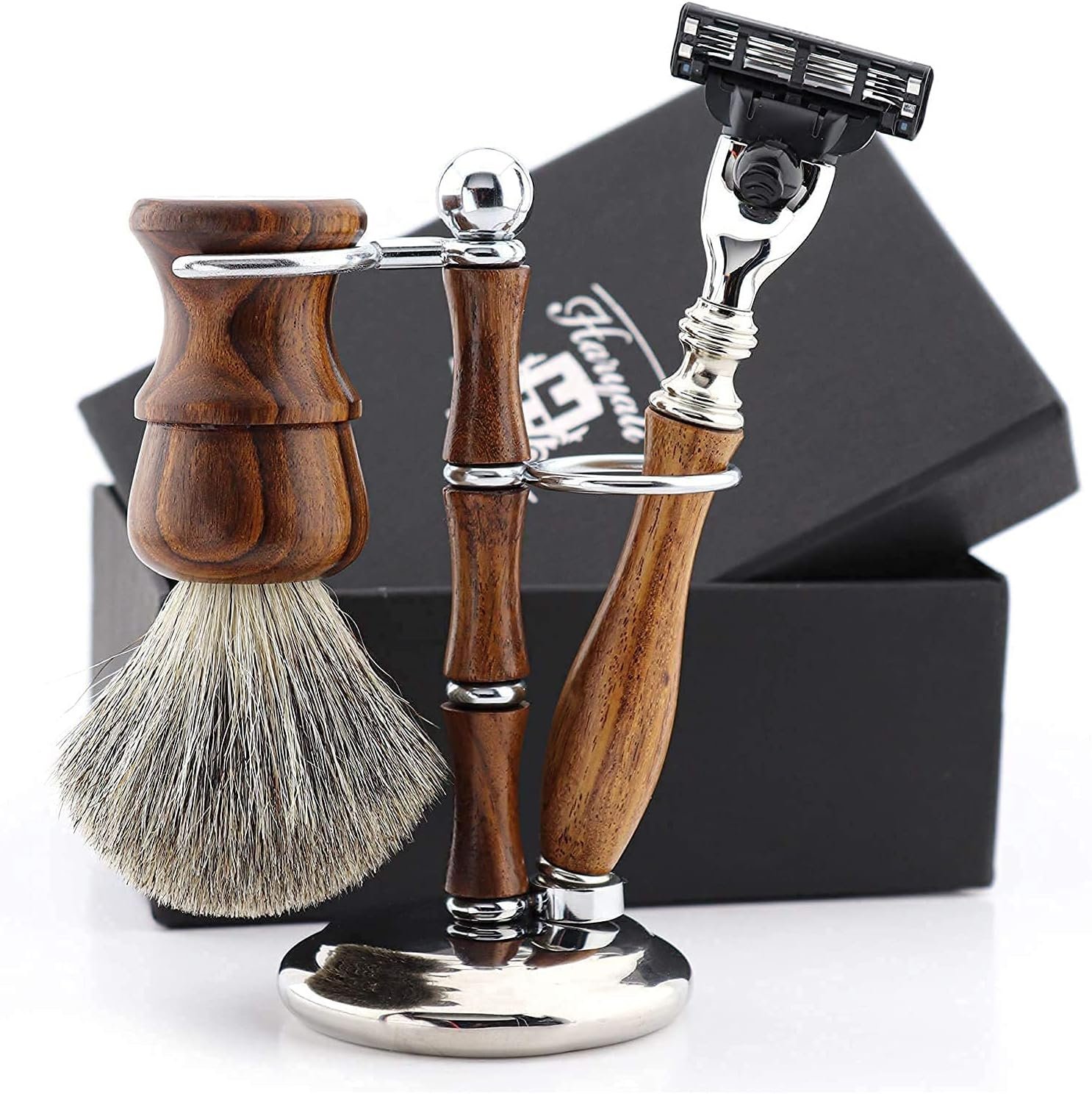 Men’s Wooden Shaving Kit