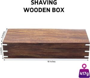 Deluxe Wooden Shaving Kit for Men